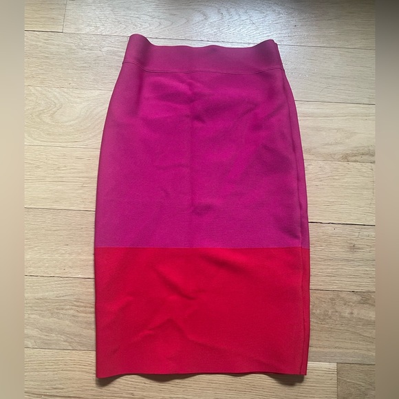 BCBG Max Azria Colorblock Bodycon Skirt - Picture 3 of 3